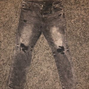 American Eagle Slim Destroyed Jeans